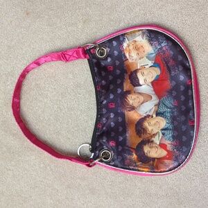 1D Pink and Black Shoulder Bag